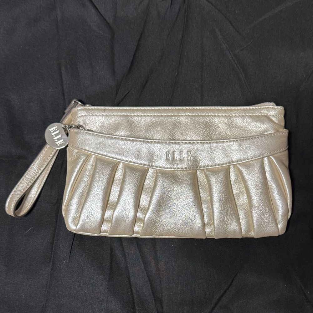 Elle Pleated Clutch Wristlet